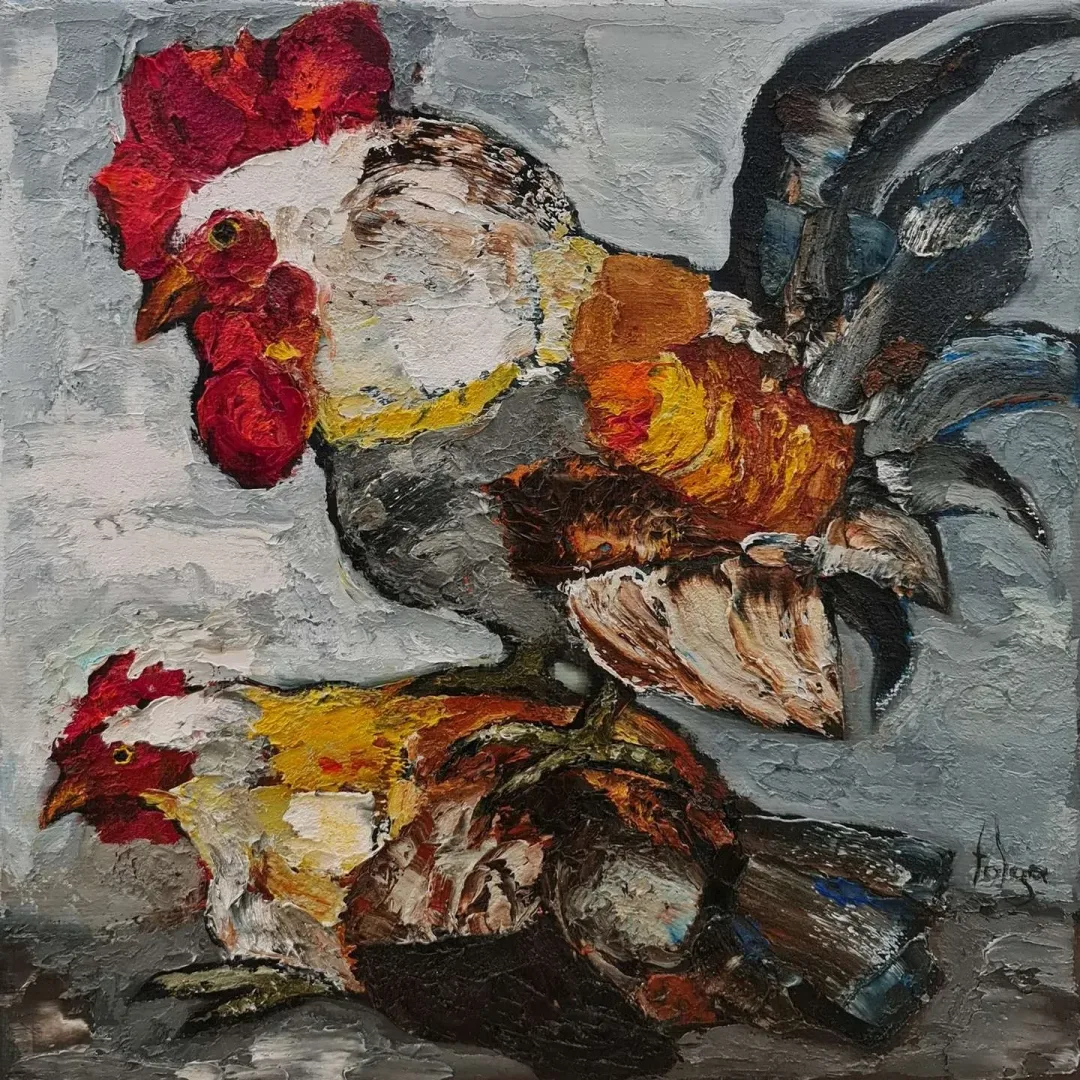 MURAT TOLGA — 2020 Bu eser MURAT TOLGA tarafından 2020 yılında 40x40 cm ölçülerinde Tuval üzeri yağlı boya tekniği ile yapılmıştır.