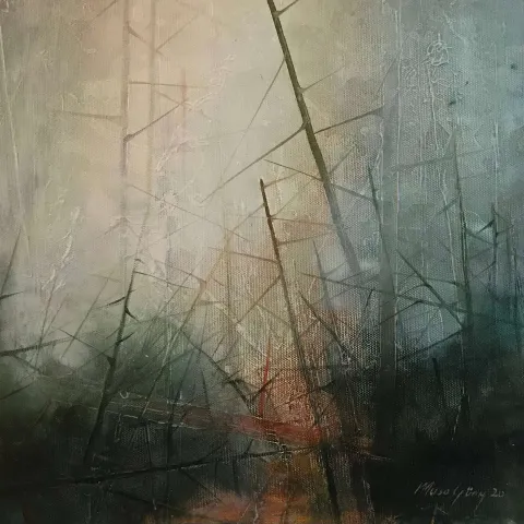 MUSA GÜNEY — “Catharsis”, 2020 "Catharsis" eseri MUSA GÜNEY tarafından 2020 yılında 40x40 cm ölçülerinde Tuval üzeri yağlı boya tekniği ile yapılmıştır.