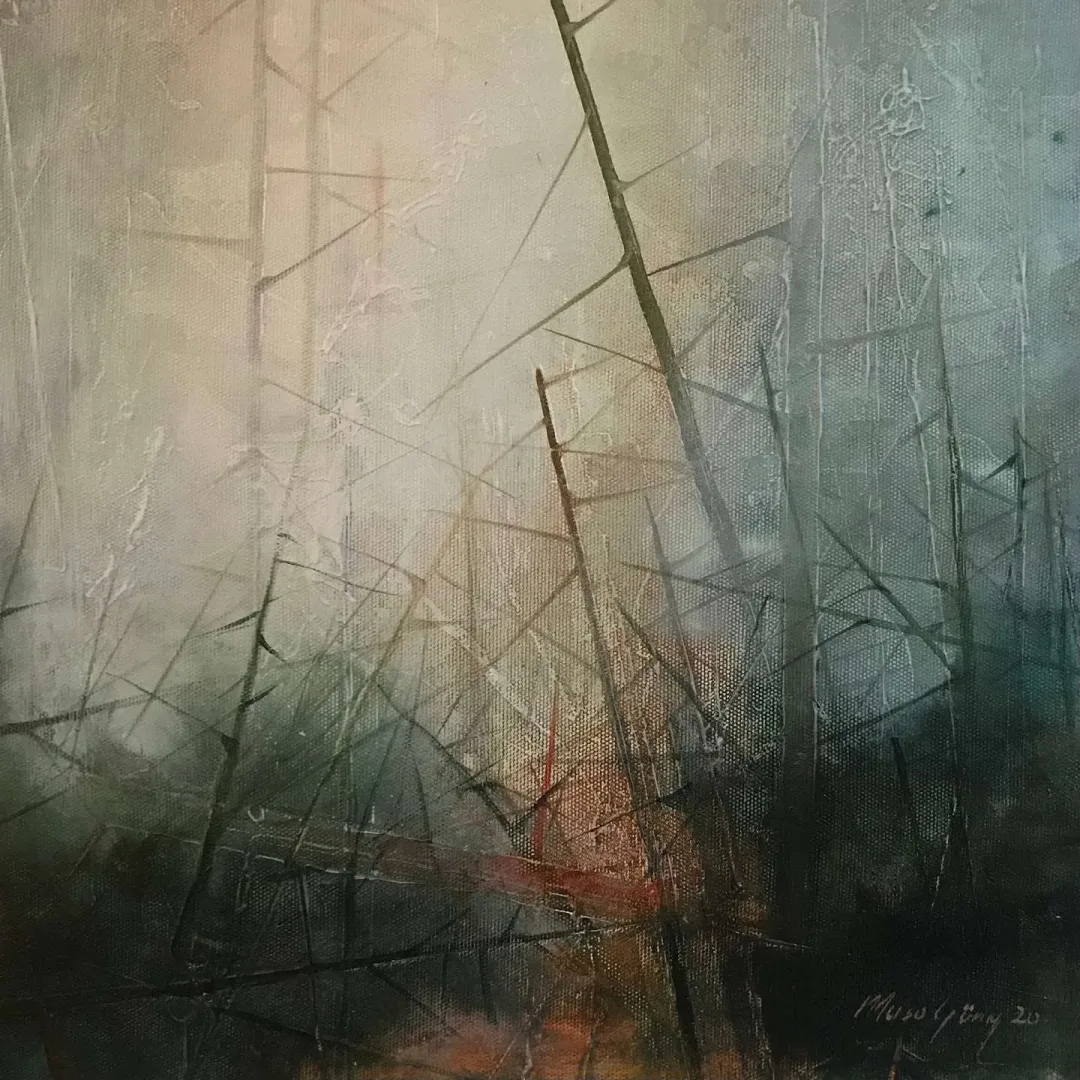 yakınlaştır "Catharsis" eseri MUSA GÜNEY tarafından 2020 yılında 40x40 cm ölçülerinde Tuval üzeri yağlı boya tekniği ile yapılmıştır.