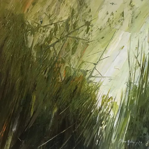 "Catharsis" eseri MUSA GÜNEY tarafından 2020 yılında 40x40 cm ölçülerinde Tuval üzeri yağlı boya tekniği ile yapılmıştır.