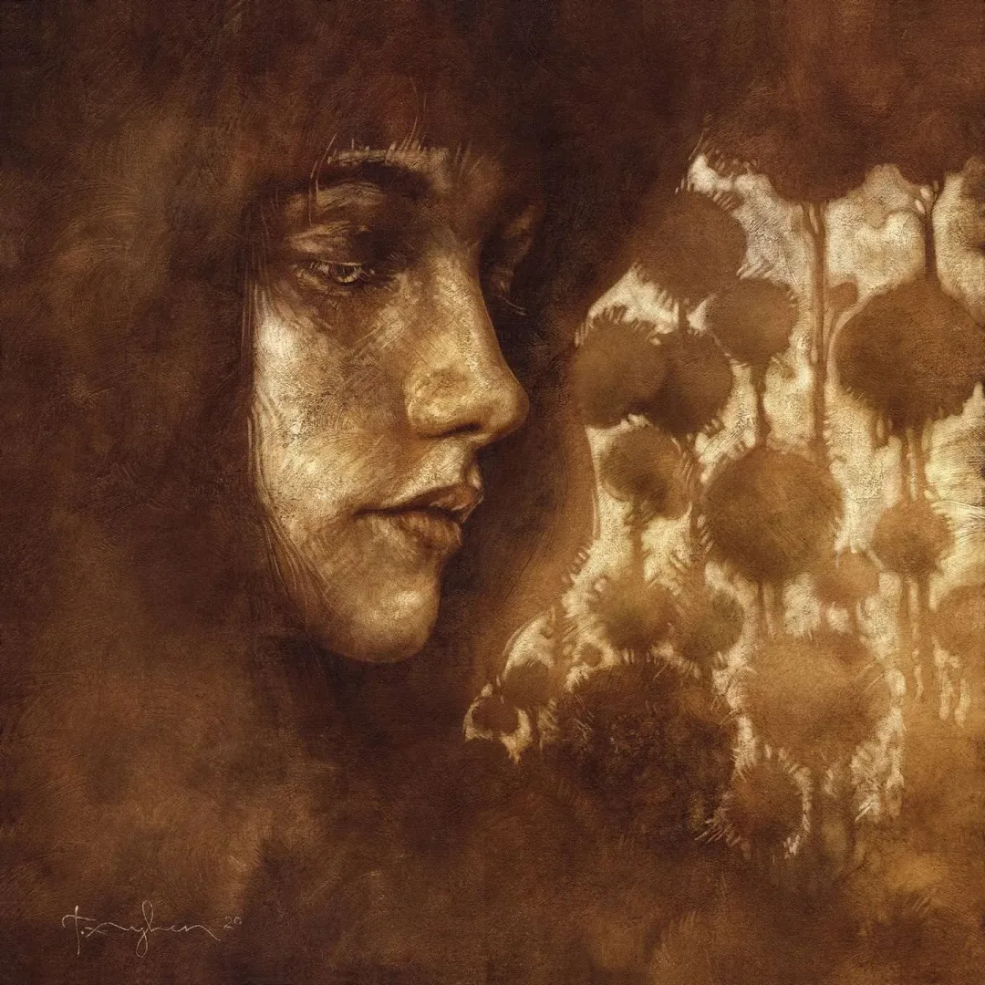 yakınlaştır "Annabel Lee" eseri TALAT AYHAN tarafından 2020 yılında 40x40 cm ölçülerinde Tuval üzeri mürekkep tekniği ile yapılmıştır.