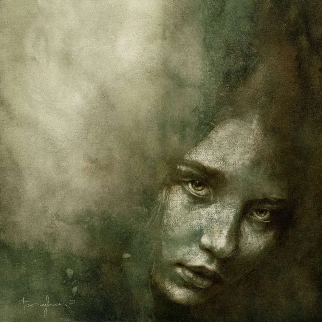 TALAT AYHAN — “Asya”, 2020 "Asya" eseri TALAT AYHAN tarafından 2020 yılında 40x40 cm ölçülerinde Tuval üzeri mürekkep tekniği ile yapılmıştır.