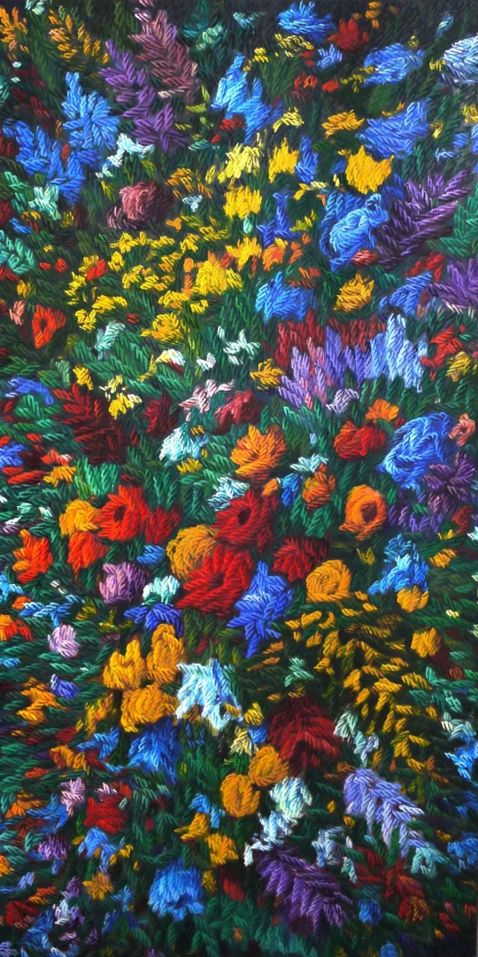 yakınlaştır "Her Mevsim" eseri AHMET YEŞİL tarafından 2020 yılında 130x65 cm ölçülerinde Tuval üzeri yağlı boya tekniği ile yapılmıştır.