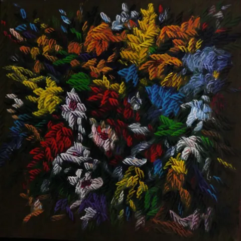 "Hercai" eseri AHMET YEŞİL tarafından 2020 yılında 40x40 cm ölçülerinde Tuval üzeri yağlı boya tekniği ile yapılmıştır.