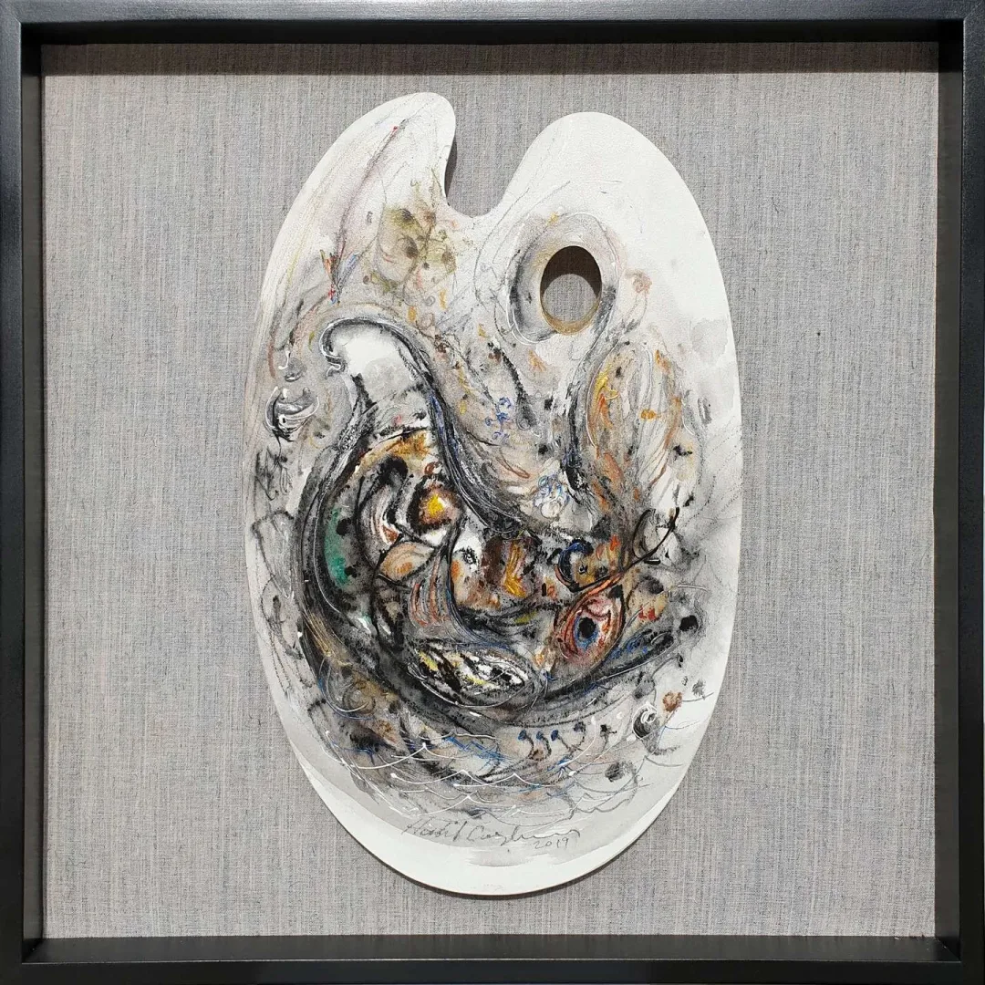 "İsimsiz" eseri HALİL COŞKUN tarafından 2019 yılında 52x33 cm ölçülerinde Ahşap palet üzeri yağlı boya tekniği ile yapılmıştır.