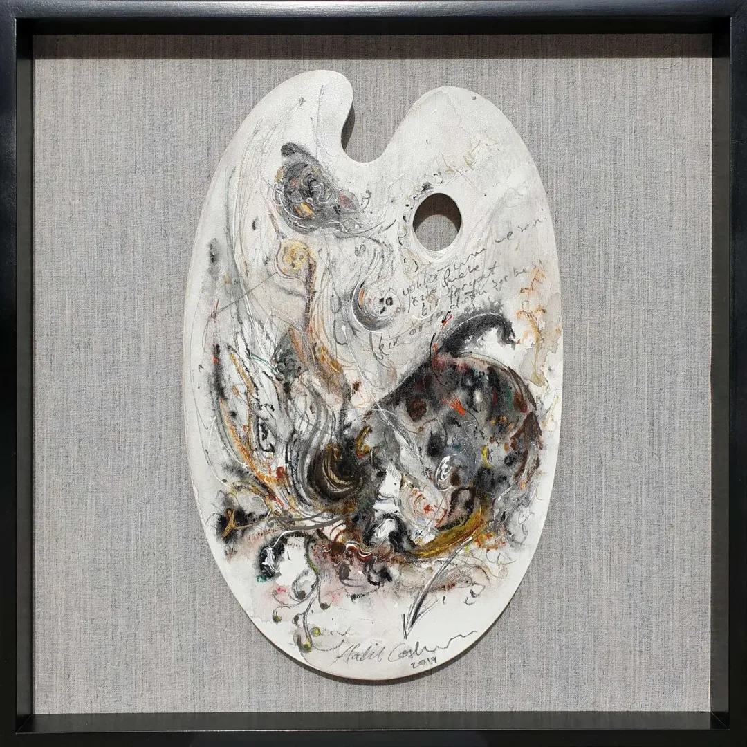 yakınlaştır "İsimsiz" eseri HALİL COŞKUN tarafından 2019 yılında 52x33 cm ölçülerinde Ahşap palet üzeri yağlı boya tekniği ile yapılmıştır.