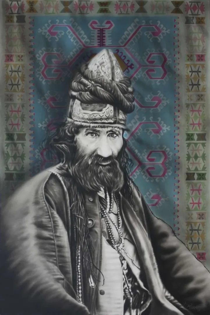 HASAN BASRİ İNAN — “Derviş”, 2020 "Derviş" eseri HASAN BASRİ İNAN tarafından 2020 yılında 150x100 cm ölçülerinde Tuval üzeri yağlı boya tekniği ile yapılmıştır.