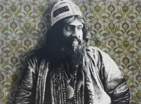 HASAN BASRİ İNAN — “Derviş”, 2020 "Derviş" eseri HASAN BASRİ İNAN tarafından 2020 yılında 110x150 cm ölçülerinde Tuval üzeri yağlı boya tekniği ile yapılmıştır.