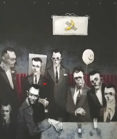 "isimsiz" eseri ERCAN AYÇİÇEK tarafından 2020 yılında 50x60 cm ölçülerinde Tuval üzeri akrilik boya tekniği ile yapılmıştır.