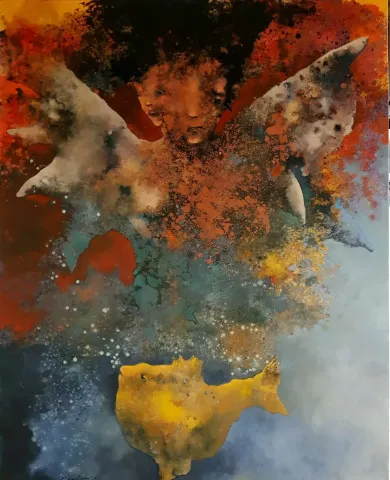 EROL PELİOĞLU — “isimsiz”, 2020 "isimsiz" eseri EROL PELİOĞLU tarafından 2020 yılında 150x120 cm ölçülerinde Tuval üzeri yağlı boya tekniği ile yapılmıştır.