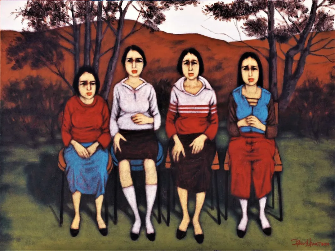 "Hemhal" eseri ORHAN UMUT tarafından 2019 yılında 60x80 cm ölçülerinde Tuval üzeri akrilik  boya tekniği ile yapılmıştır.