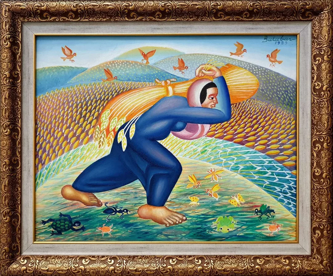 yakınlaştır "Bereket Ana" eseri İBRAHİM BALABAN tarafından 1989 yılında 40x50 cm ölçülerinde Tuval üzeri yağlı boya tekniği ile yapılmıştır.