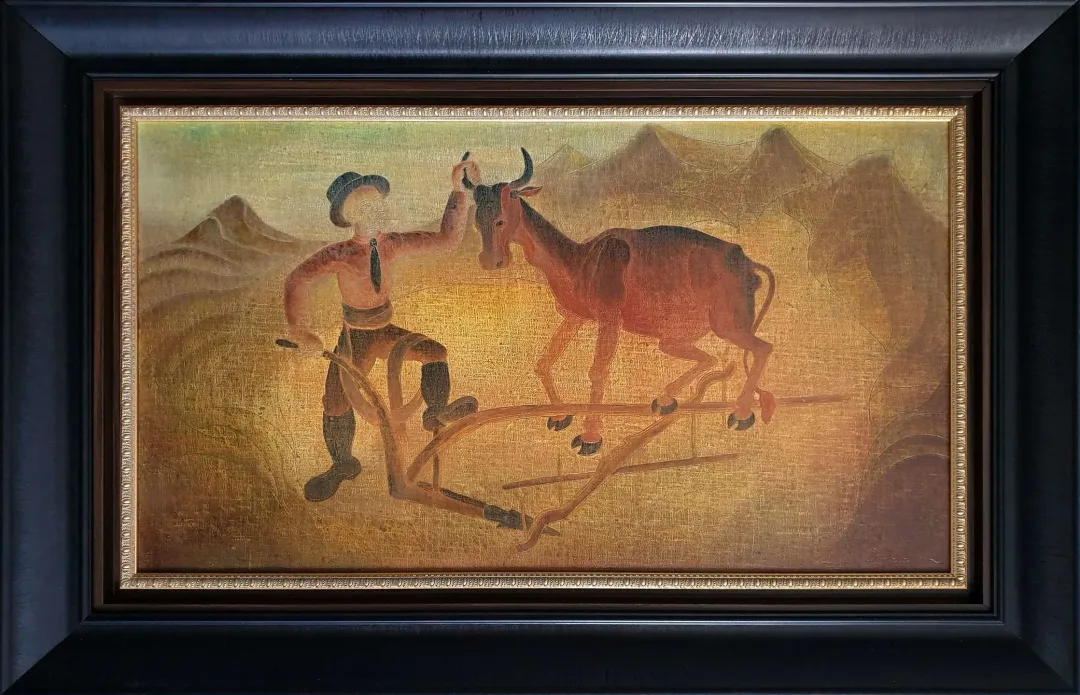 yakınlaştır "Tahsildar" eseri İBRAHİM BALABAN tarafından 1977 yılında 50x88 cm ölçülerinde PresTuval üzeri yağlı boya tekniği ile yapılmıştır.