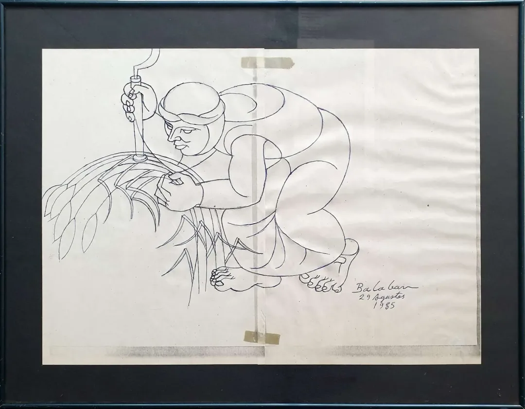 yakınlaştır "Ekin Biçen" eseri İBRAHİM BALABAN tarafından 1985 yılında 37x50 cm ölçülerinde Tuval için yapılmış ön çalışma tekniği ile yapılmıştır.