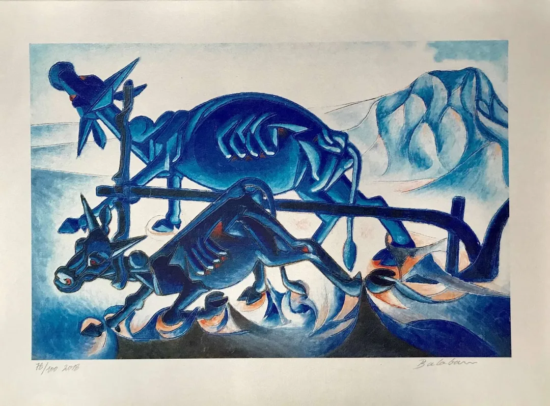 yakınlaştır "Karasabanda Öküzler" eseri İBRAHİM BALABAN tarafından 38x57 cm ölçülerinde Dijital baskı tekniği ile yapılmıştır.