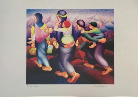 "Analar ve Çocuklar(3lü)" eseri İBRAHİM BALABAN tarafından 38x43 cm ölçülerinde Dijital baskı tekniği ile yapılmıştır.