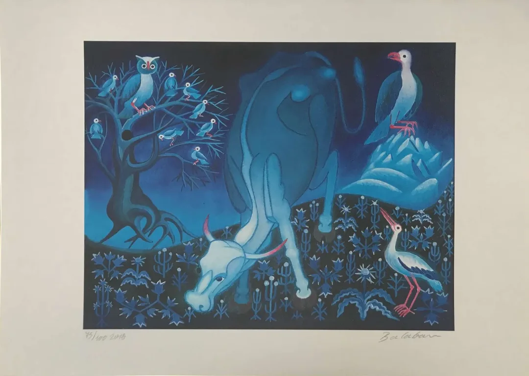 yakınlaştır "Özgür Öküz" eseri İBRAHİM BALABAN tarafından 38x48 cm ölçülerinde Dijital baskı tekniği ile yapılmıştır.