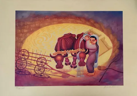 "Harman" eseri İBRAHİM BALABAN tarafından 38x54 cm ölçülerinde Dijital baskı tekniği ile yapılmıştır.