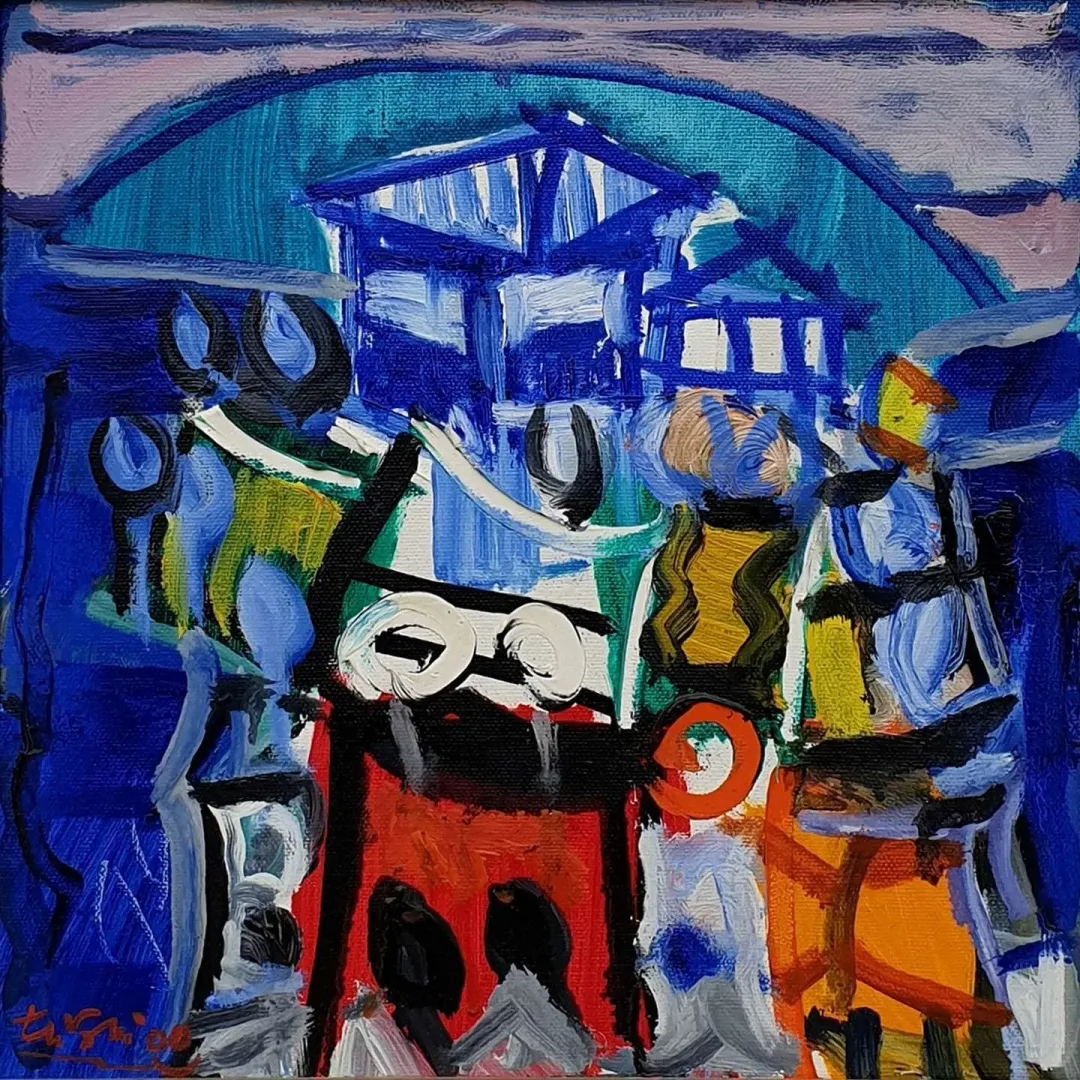 yakınlaştır "Marmaris Serisi" eseri ADNAN TURANİ tarafından 2000 yılında 30x30 cm ölçülerinde Tuval üzeri yağlı boya tekniği ile yapılmıştır.