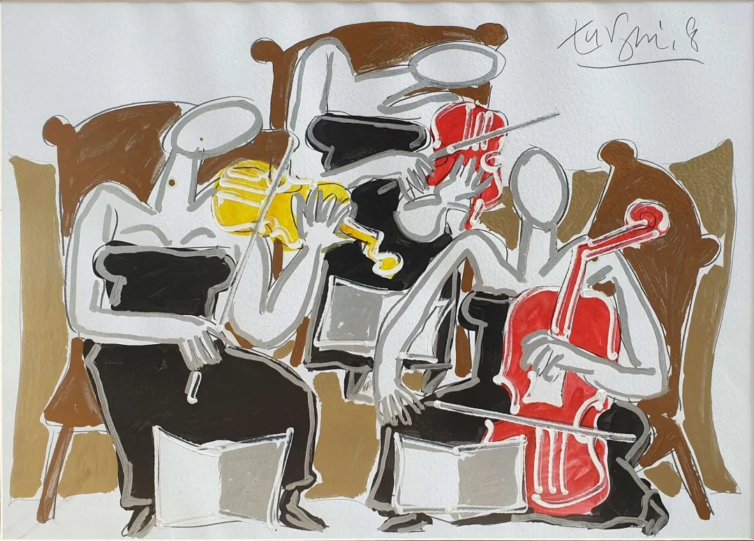 "İsimsiz" eseri ADNAN TURANİ tarafından 2008 yılında 50x70 cm ölçülerinde Kağıt üzeri yağlı boya tekniği ile yapılmıştır.