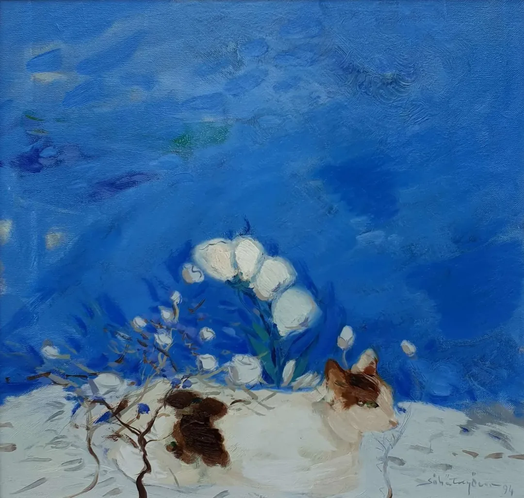 yakınlaştır "İsimsiz" eseri SÖBÜTAY ÖZER tarafından 1994 yılında 50x50 cm ölçülerinde Tuval üzeri yağlı boya tekniği ile yapılmıştır.