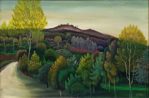 "İsimsiz" eseri HÜSEYİN YÜCE tarafından 40x60 cm ölçülerinde Tuval üzeri yağlı boya tekniği ile yapılmıştır.