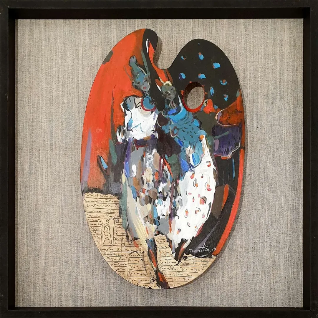 NURETTİN AKKAYA — “İsimsiz”, 2019 "İsimsiz" eseri NURETTİN AKKAYA tarafından 2019 yılında 52x33 cm ölçülerinde Ahşap palet üzeri yağlı boya tekniği ile yapılmıştır.