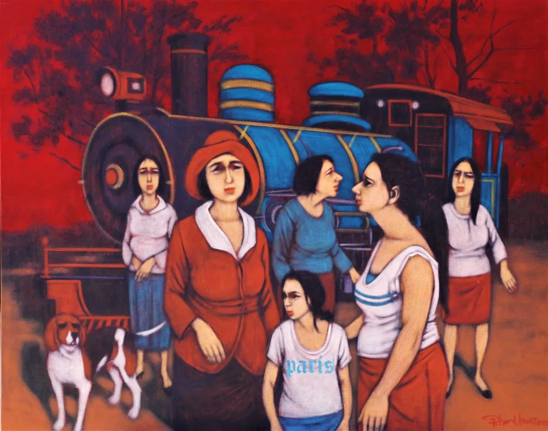 yakınlaştır "Hemhal" eseri ORHAN UMUT tarafından 35x52 cm ölçülerinde 80x100 tekniği ile yapılmıştır.