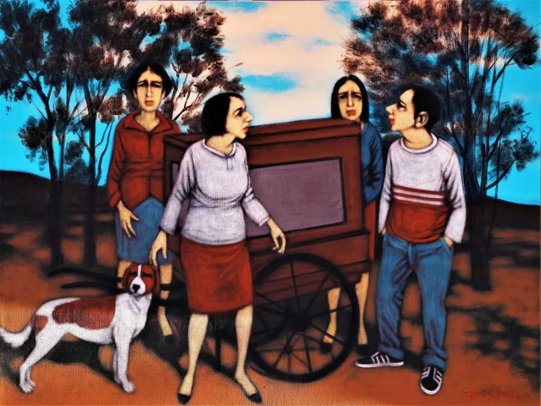 ORHAN UMUT — “Hemhal” "Hemhal" eseri ORHAN UMUT tarafından 35x60 cm ölçülerinde 60x80 tekniği ile yapılmıştır.