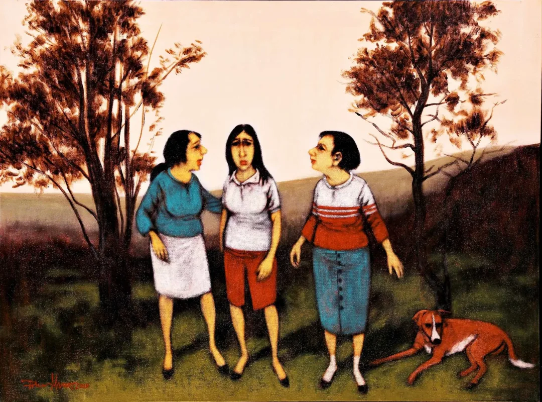 ORHAN UMUT — “Hemhal” "Hemhal" eseri ORHAN UMUT tarafından 35x64 cm ölçülerinde 60x80 tekniği ile yapılmıştır.