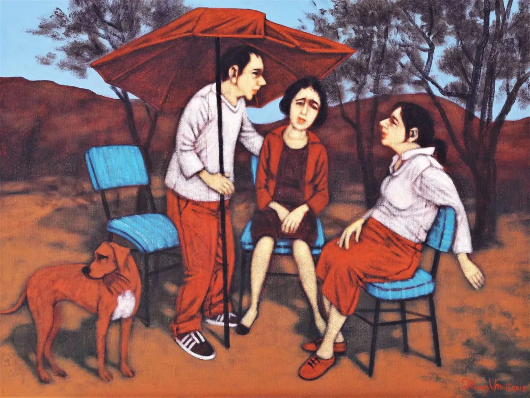yakınlaştır "Hemhal" eseri ORHAN UMUT tarafından 35x70 cm ölçülerinde 60x80 tekniği ile yapılmıştır.
