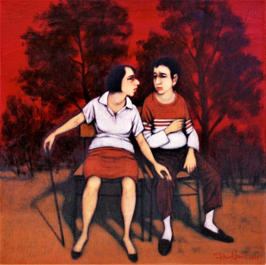 yakınlaştır "Hemhal" eseri ORHAN UMUT tarafından 35x8x15 cm ölçülerinde 60x60 tekniği ile yapılmıştır.