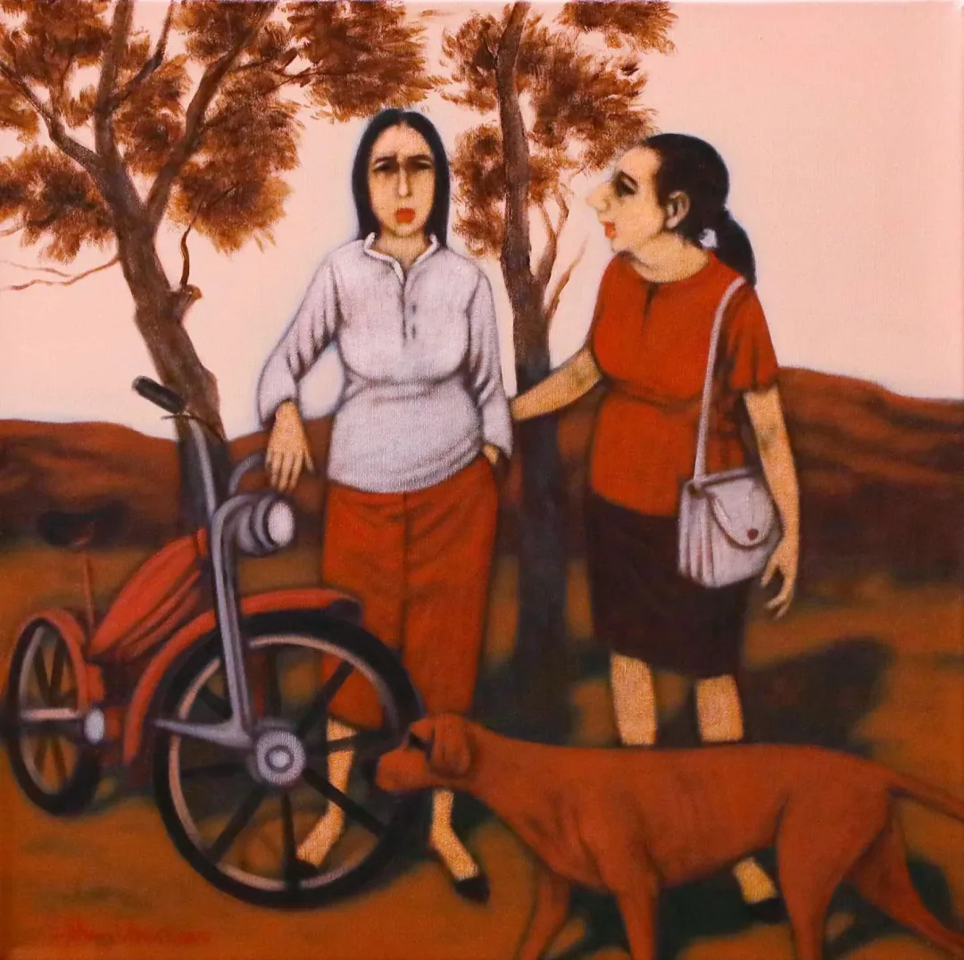 ORHAN UMUT — “Hemhal” "Hemhal" eseri ORHAN UMUT tarafından 36.5x27 cm ölçülerinde 60x60 tekniği ile yapılmıştır.