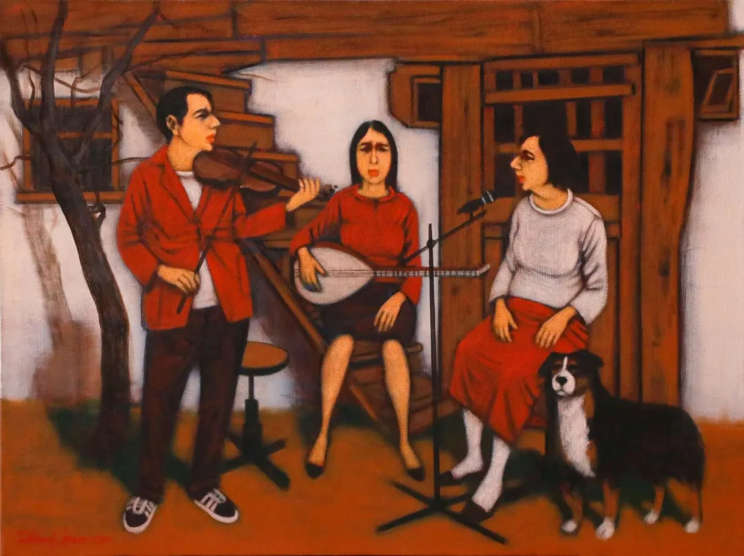 "Hemhal" eseri ORHAN UMUT tarafından 36x10 cm ölçülerinde 60x80 tekniği ile yapılmıştır.