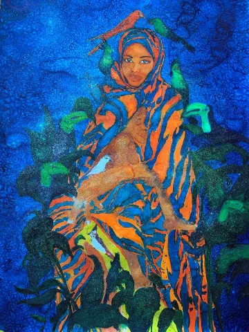 PINAR TINÇ — “İyi Geceler Bebeğim”, 2020 "İyi Geceler Bebeğim" eseri PINAR TINÇ tarafından 2020 yılında 151x92 cm ölçülerinde Kağıt üzeri çini mürekkebi tekniği ile yapılmıştır.