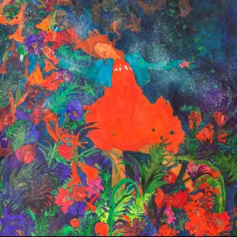 PINAR TINÇ — “Joy”, 2020 "Joy" eseri PINAR TINÇ tarafından 2020 yılında 150x150 cm ölçülerinde Kağıt üzeri çini mürekkebi tekniği ile yapılmıştır.