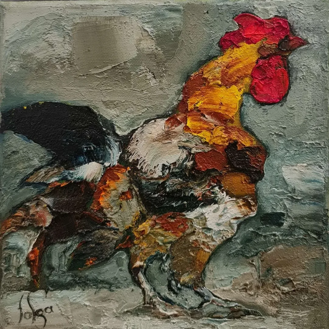 Bu eser MURAT TOLGA tarafından 2020 yılında 25x25 cm ölçülerinde Tuval üzeri yağlı boya tekniği ile yapılmıştır.