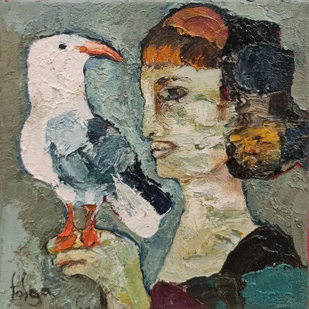 Bu eser MURAT TOLGA tarafından 2020 yılında 25x25 cm ölçülerinde Tuval üzeri yağlı boya tekniği ile yapılmıştır.