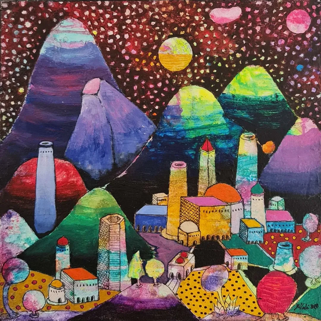 Bu eser EFE KASAPLAR tarafından 25x25 cm ölçülerinde Tuval üzeri yağlı boya tekniği ile yapılmıştır.