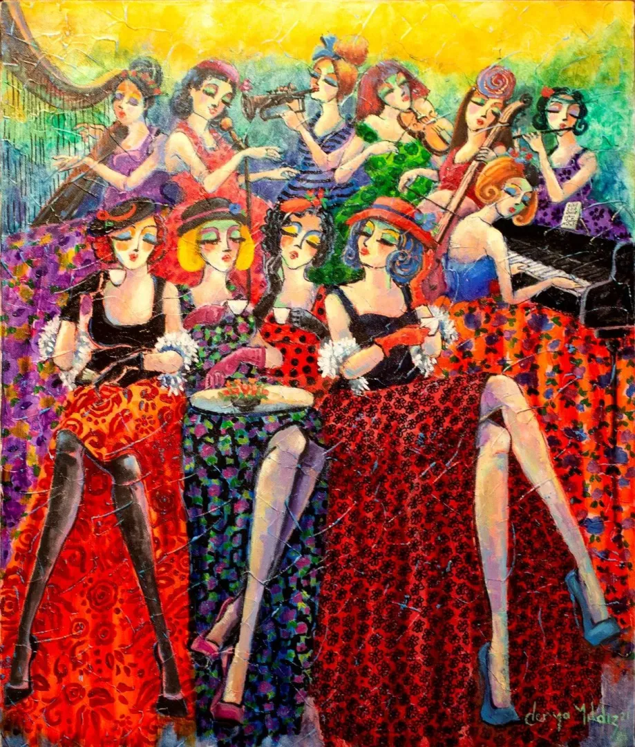 DERYA YILDIZ — “isimsiz”, 2021 "isimsiz" eseri DERYA YILDIZ tarafından 2021 yılında 60x50 cm ölçülerinde Tuval üzeri yağlı boya tekniği ile yapılmıştır.