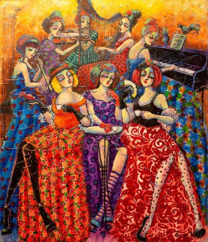 DERYA YILDIZ — “isimsiz”, 2021 "isimsiz" eseri DERYA YILDIZ tarafından 2021 yılında 60x50 cm ölçülerinde Tuval üzeri yağlı boya tekniği ile yapılmıştır.