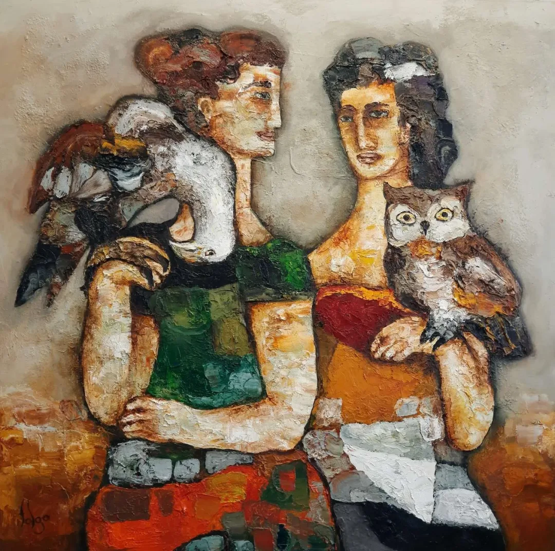 MURAT TOLGA — “isimsiz”, 2021 "isimsiz" eseri MURAT TOLGA tarafından 2021 yılında 100x100 cm ölçülerinde Tuval üzeri yağlı boya tekniği ile yapılmıştır.