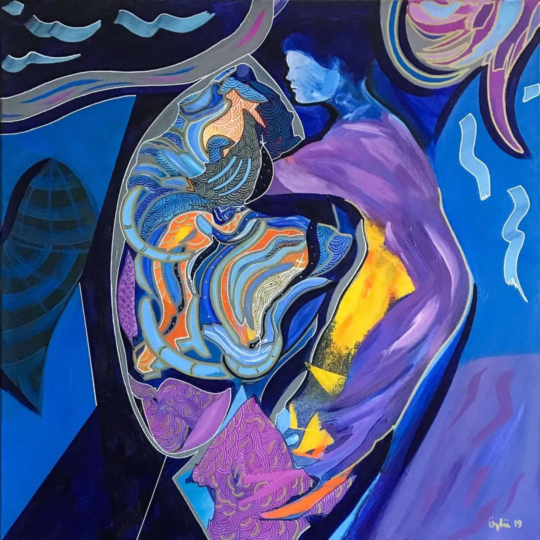 yakınlaştır "Pembe Hayaller" eseri NECMETTİN ÖZLÜ tarafından 60x60 cm ölçülerinde Tuval üzeri akrilik boya tekniği ile yapılmıştır.