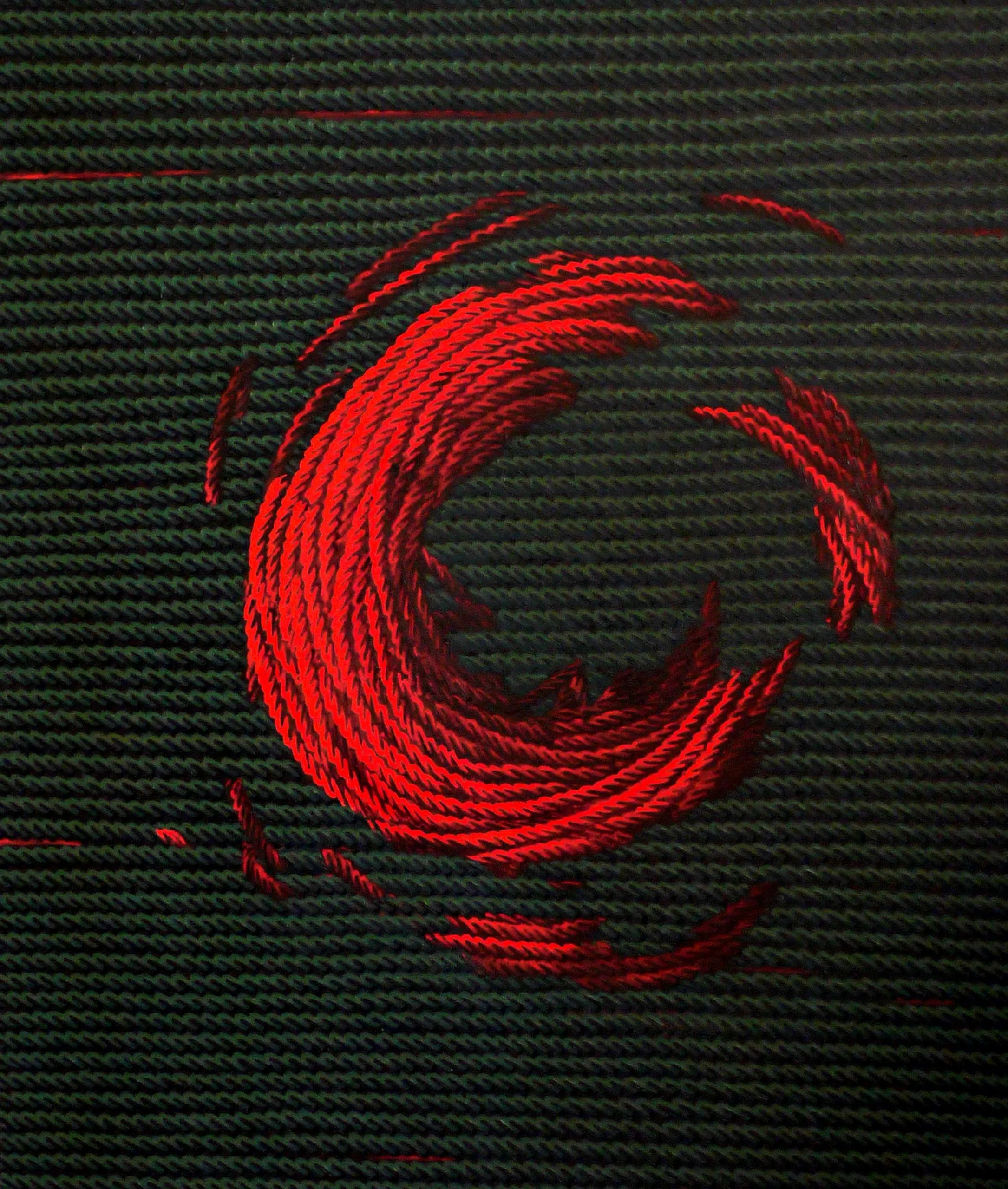 "Kırılmalar-I" eseri AHMET YEŞİL tarafından 100x85 cm ölçülerinde Tuval üzeri yağlı boya tekniği ile yapılmıştır.
