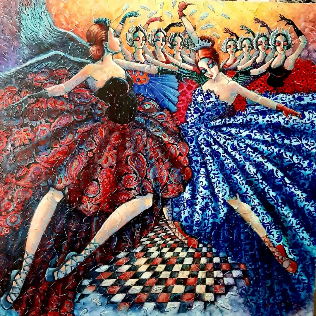 DERYA YILDIZ — “isimsiz”, 2020 "isimsiz" eseri DERYA YILDIZ tarafından 2020 yılında 100x100 cm ölçülerinde Tuval üzeri yağlı boya tekniği ile yapılmıştır.