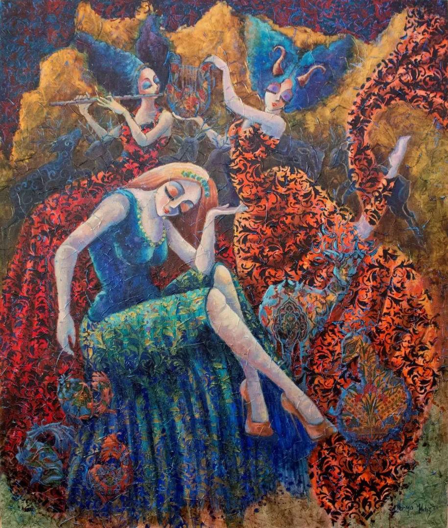 DERYA YILDIZ — “isimsiz”, 2020 "isimsiz" eseri DERYA YILDIZ tarafından 2020 yılında 120x100 cm ölçülerinde Tuval üzeri yağlı boya tekniği ile yapılmıştır.