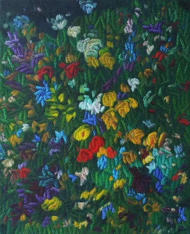 AHMET YEŞİL — “Sağınak” "Sağınak" eseri AHMET YEŞİL tarafından 80x65 cm ölçülerinde Tuval üzeri yağlı boya tekniği ile yapılmıştır.