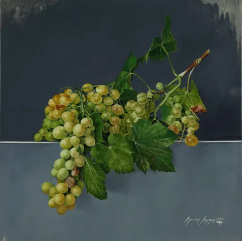 HASAN SAYGIN tarafından 40x40 cm ölçülerinde Tuval üzeri yağlı boya tekniği ile yapılmıştır.