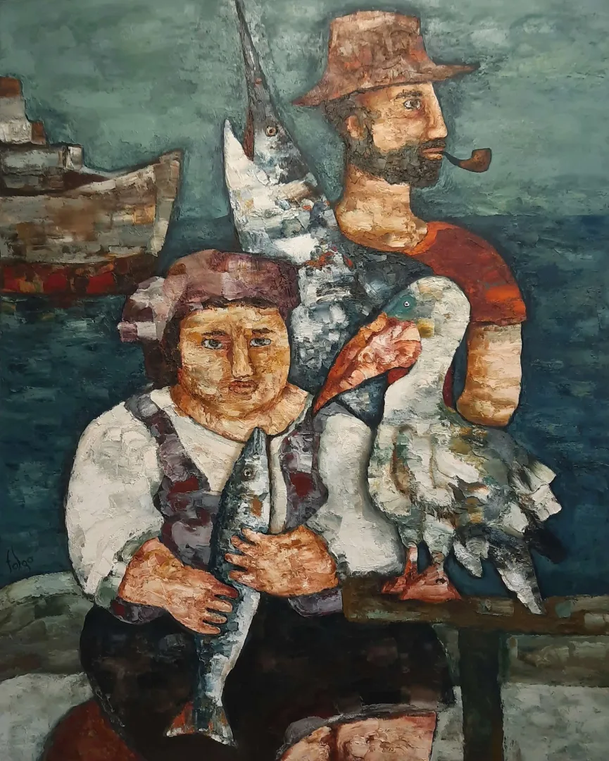 MURAT TOLGA — “isimsiz”, 2021 "isimsiz" eseri MURAT TOLGA tarafından 2021 yılında 150x120 cm ölçülerinde Tuval üzeri yağlı boya tekniği ile yapılmıştır.