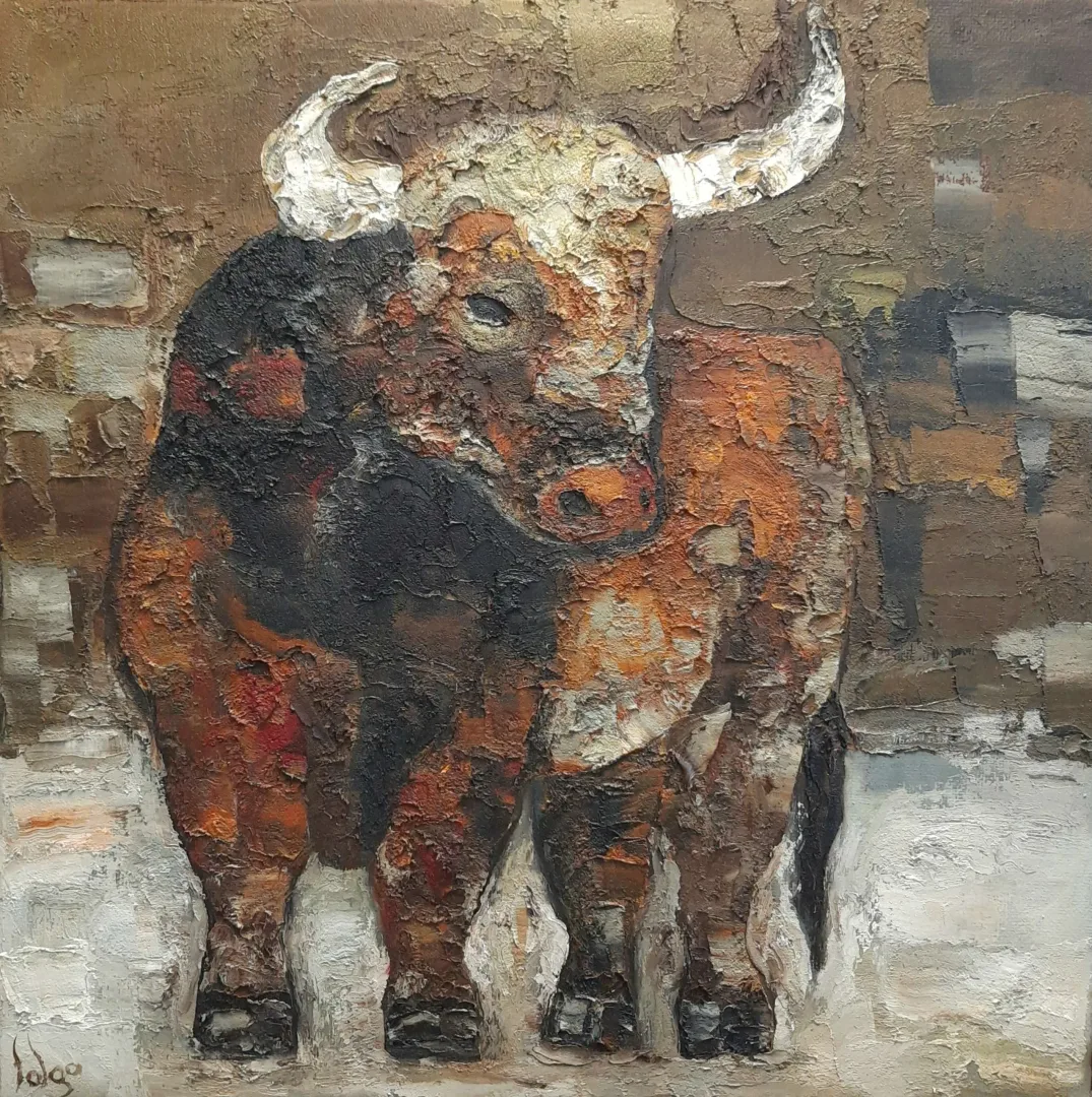 MURAT TOLGA — “isimsiz”, 2021 "isimsiz" eseri MURAT TOLGA tarafından 2021 yılında 60x60 cm ölçülerinde Tuval üzeri yağlı boya tekniği ile yapılmıştır.